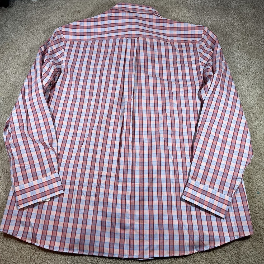 Big & Tall 2XL Saddlebred Button Up Long Sleeve Men Shirt NWT Easy Care LOT OF 2 - Picture 16 of 16